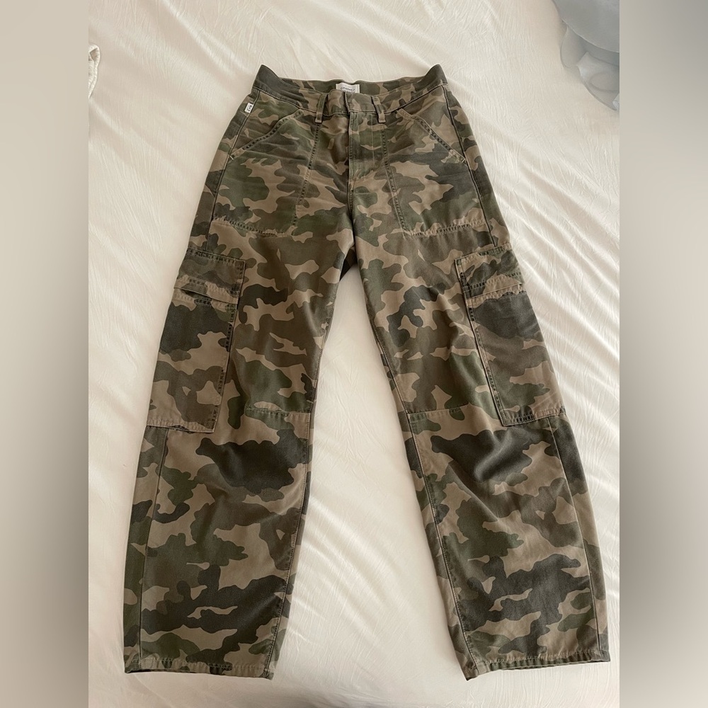 Citizens of Humanity Marcelle Cargo Pants in Camouflage